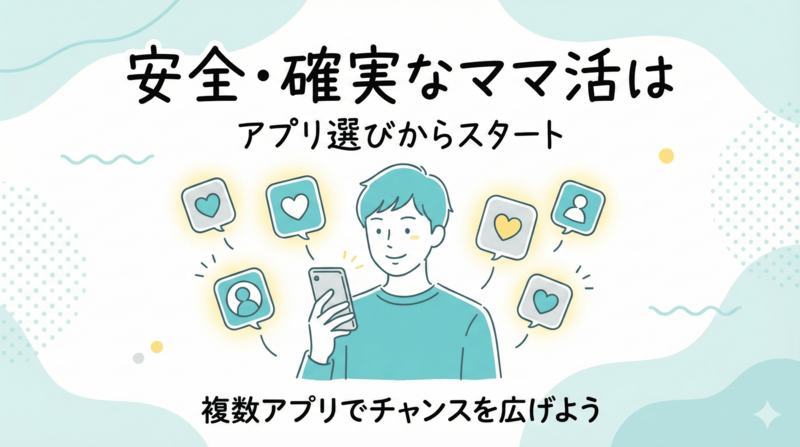 安全・確実にママ活を始めるなら“アプリ選び”がすべて