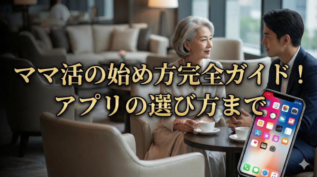 ママ活とは？基礎知識から具体的なやり方・安全なアプリ選びまでを解説