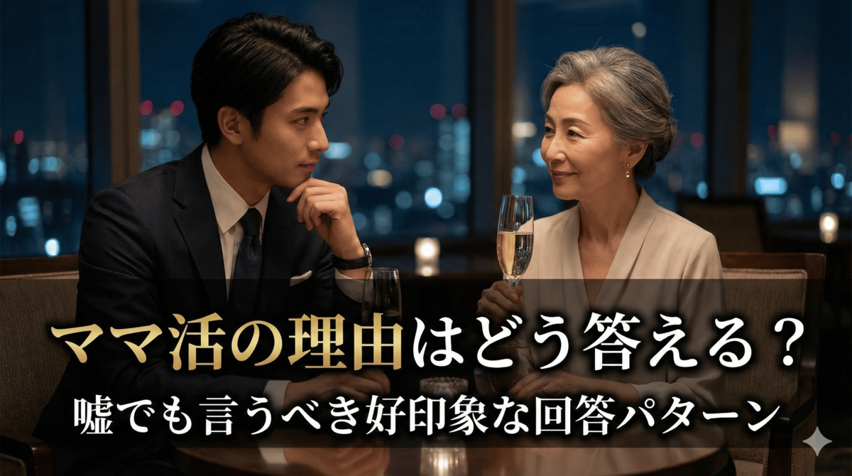ママ活の理由はどう答える?