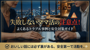 失敗しないママ活の注意点！